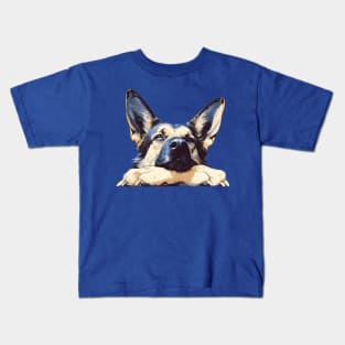 german sherperd Kids T-Shirt